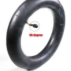 10 × 2.5 Electric Scooter Inner Tube with 90° Angled Valve