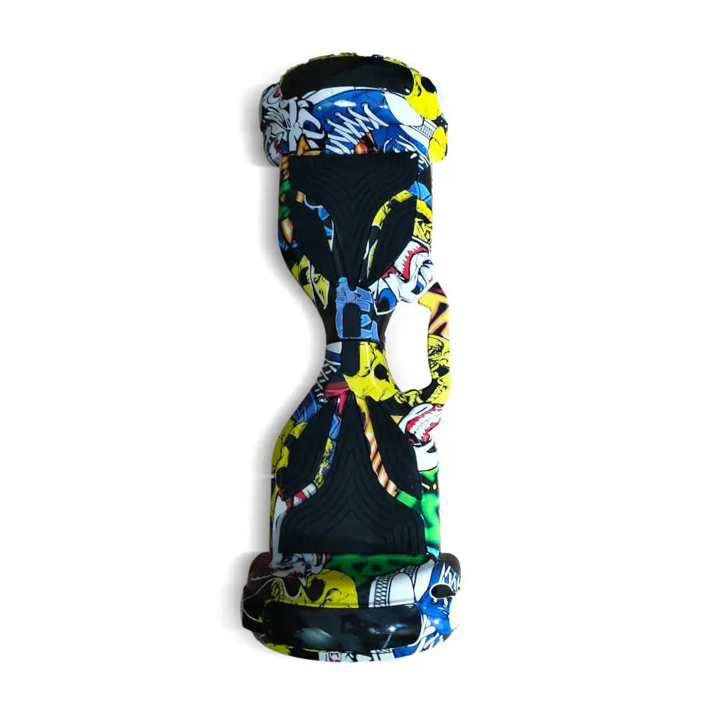 Top view of Dream Land 8-inch hoverboard in Yellow