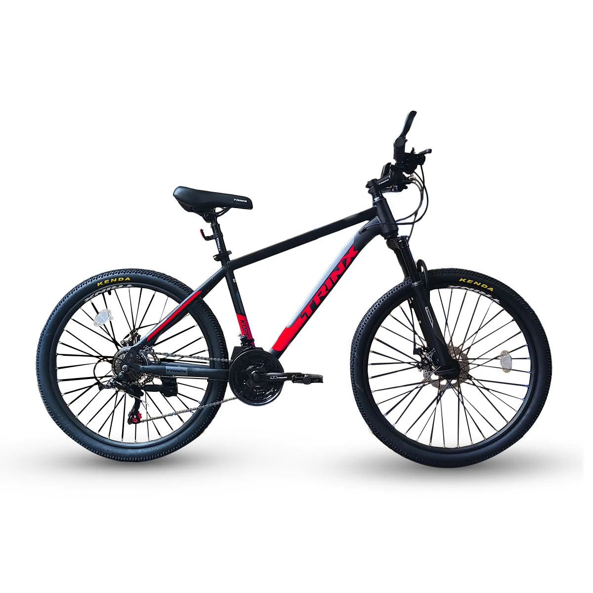 Trinx K026 26″ Mountain Bike – Shimano 21-Speed | Red Gray