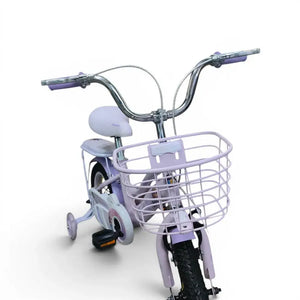 Roadix Girls Bike with Metal Front Basket – Purple
