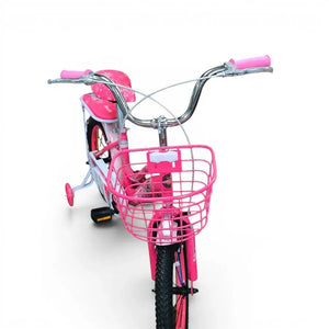 Handlebar and Metal Brake Lever on Roadix 16-Inch Girls Bike – Fuchsia
