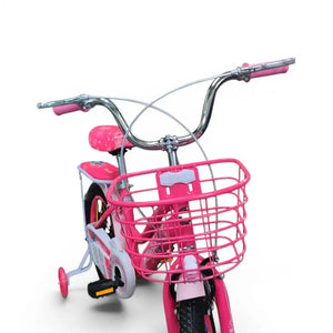Roadix Girls Bike with Metal Front Basket – Fuchsia