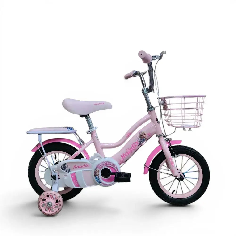 Side View of Roadix 12 inch Girls Bicycle

