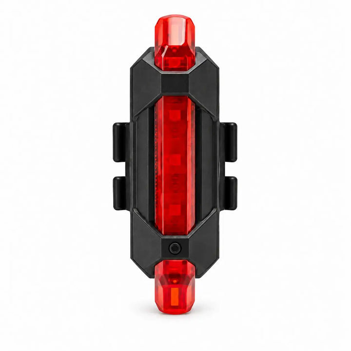 كشاف خلفي LED للعجلة قابل للشحن عبر USB – أحمر، IPX4