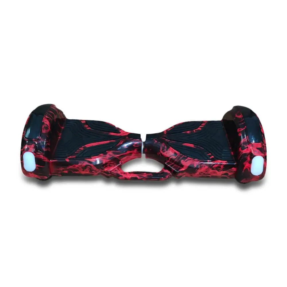 Dream Land 8-Inch Electric Hoverboard in Red Spider design - side view